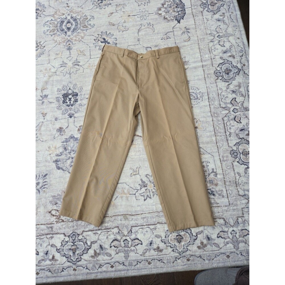 #480 Izod Men's 38x30 100% Cotton American Chino Tan dress pants